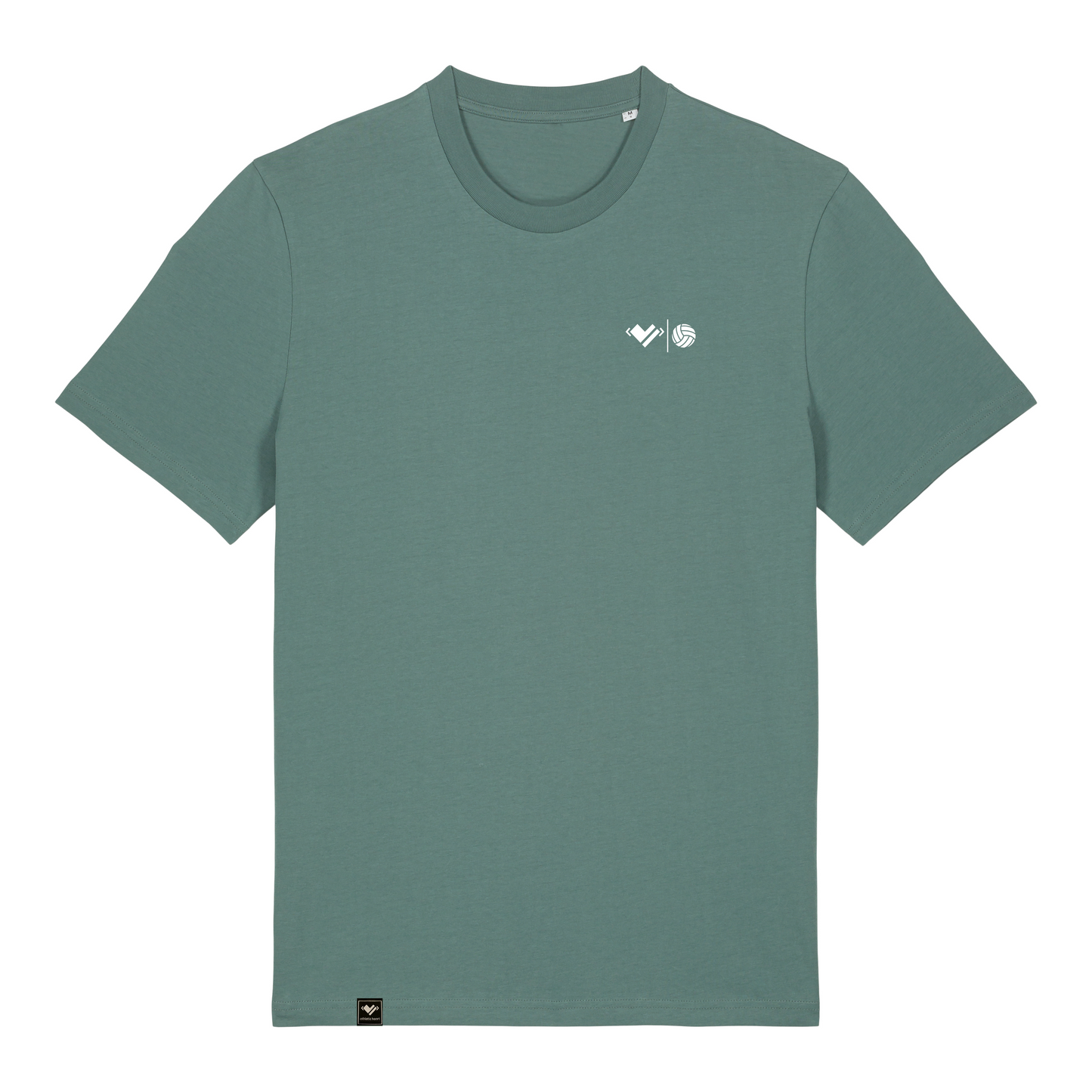athletic heart Volleyball. Volleyballliebe Volleyballshirt mit Herz Volleyball oder Sportlerherz Volleyball zum Ausdruck der Volleyballliebe.