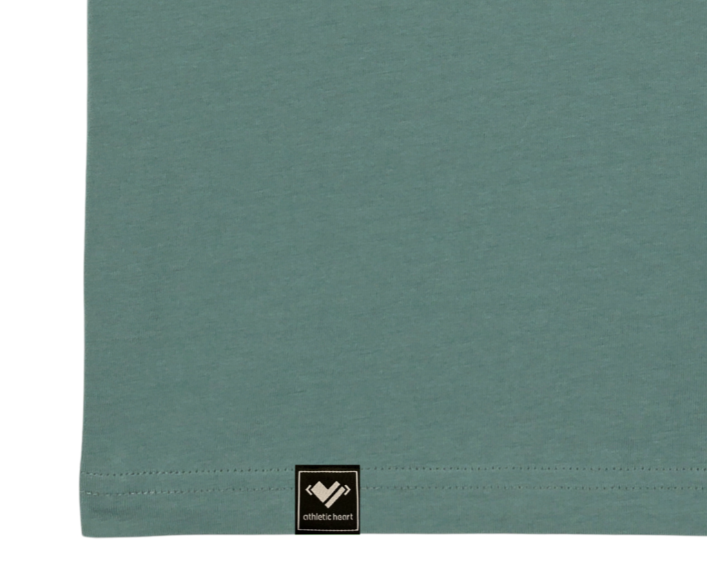 Bio-Baumwolle Volleyballshirt - Herren/Damen - minimalistic Logo: athletic heart | Volleyball