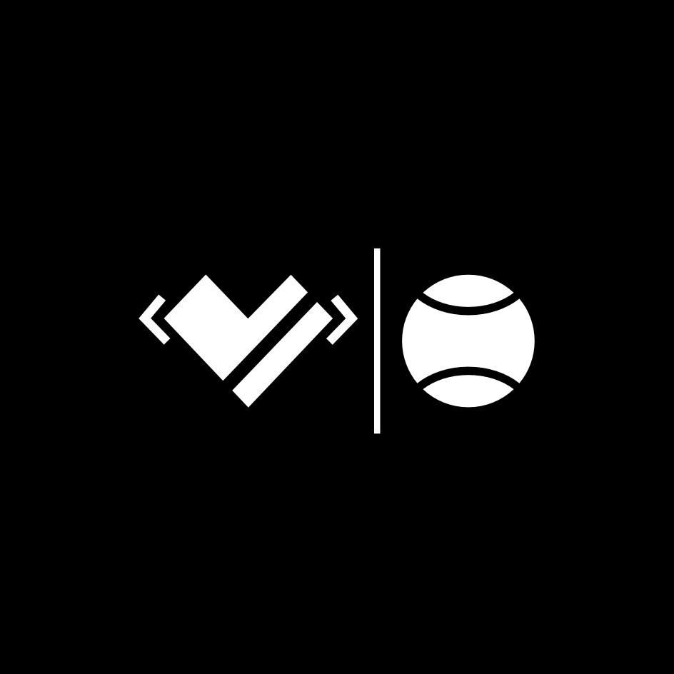 athletic heart Tennis Logo