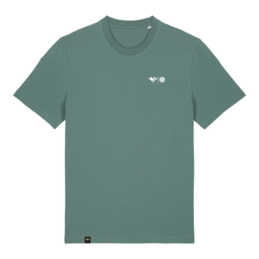 athletic heart Volleyball. Volleyballliebe Volleyballshirt mit Herz Volleyball oder Sportlerherz Volleyball zum Ausdruck der Volleyballliebe.