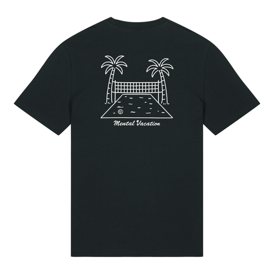 Volleyball Shirt schwarz, Volleyball Design, Volleyball Court Shirt, Beachvolleyballshirt schwarz